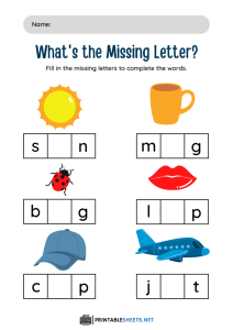 thumbnail of Missing Letter (Lower Case)